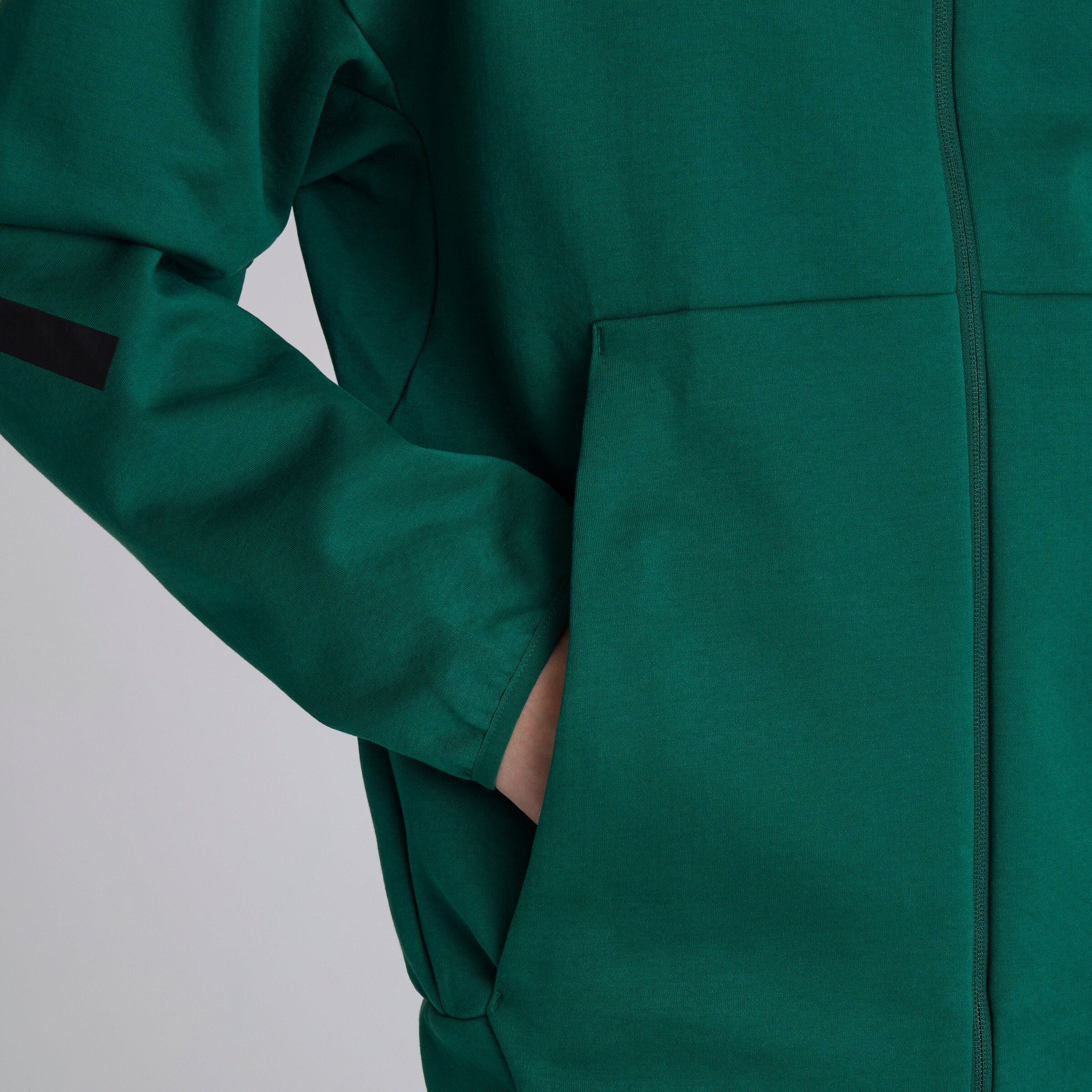 Manchester United x adidas Z.N.E. Full Zip Hoodie Green Vert Détail [5-7]