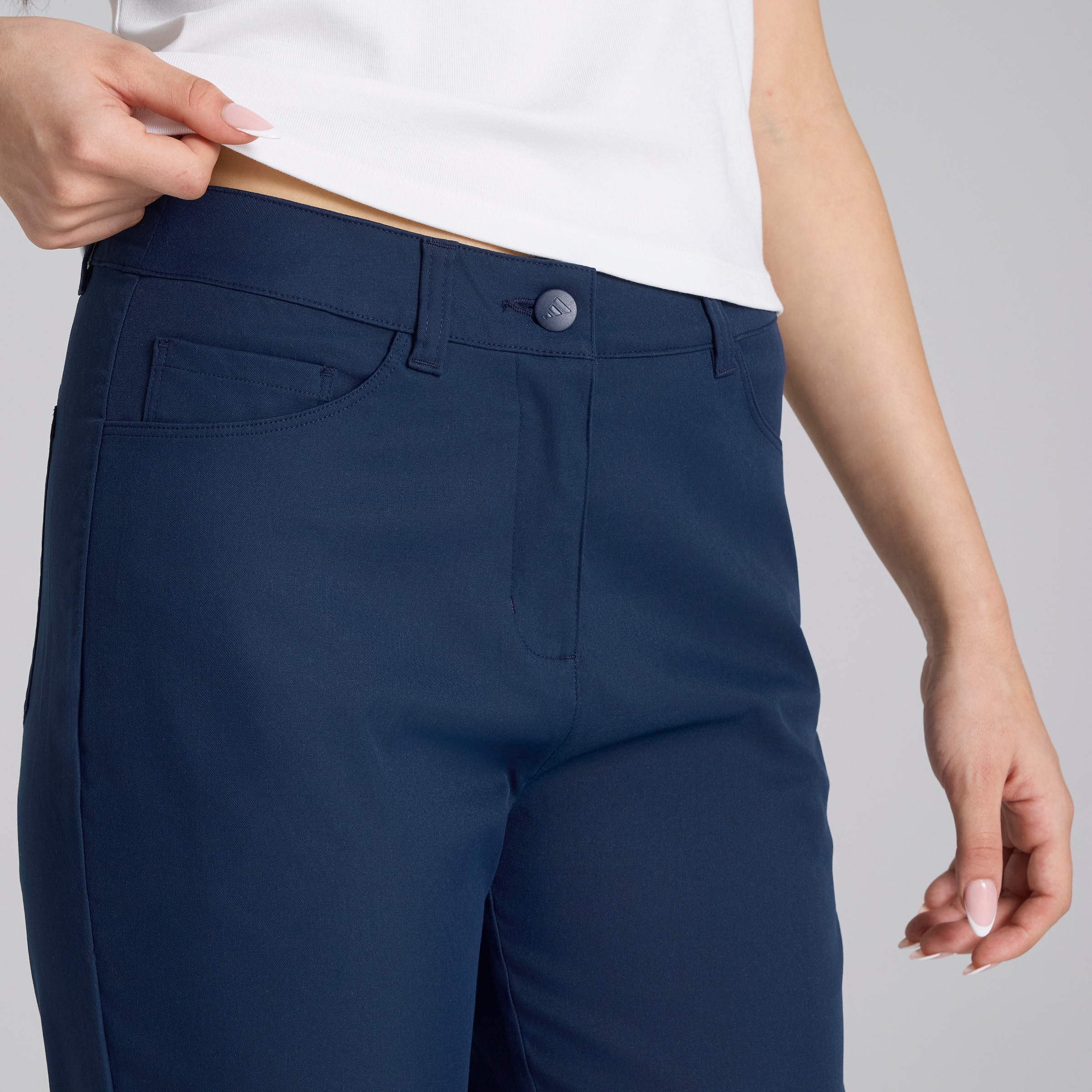 Manchester United x adidas Womens Golf Ultimate365 Ankle Pants Navy Navy blue Detail [4-6]