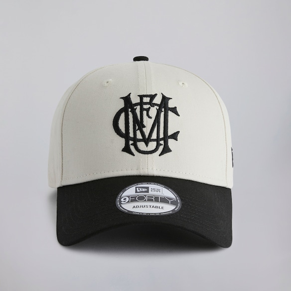 Manchester United x New Era Monogram 9Forty Contrast Cap Cream Beige