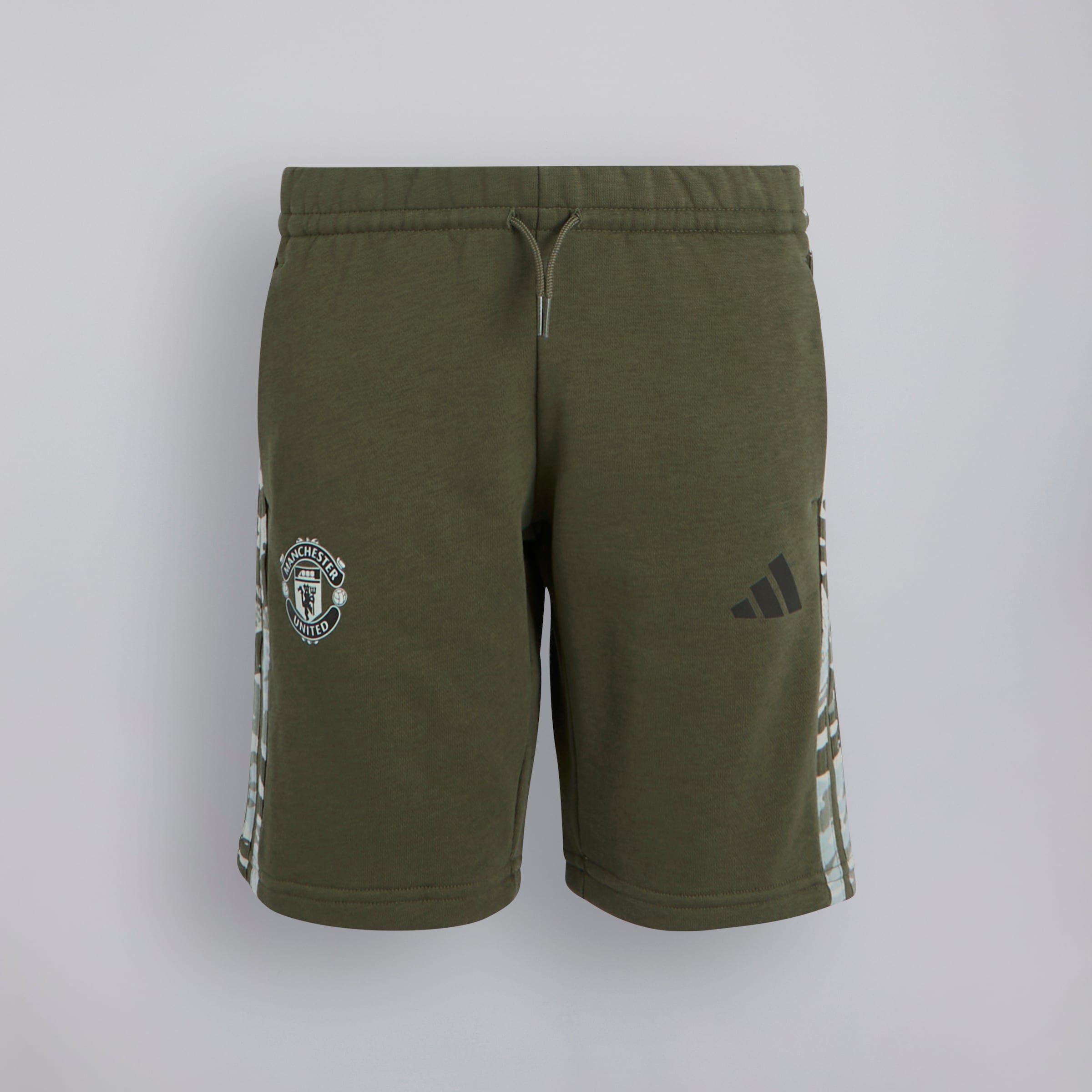 Manchester United x adidas Kids Essentials Camo Shorts Green Green