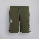 Manchester United x adidas Kids Essentials Camo Shorts Green