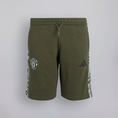 Manchester United x adidas Kids Essentials Camo Shorts Green