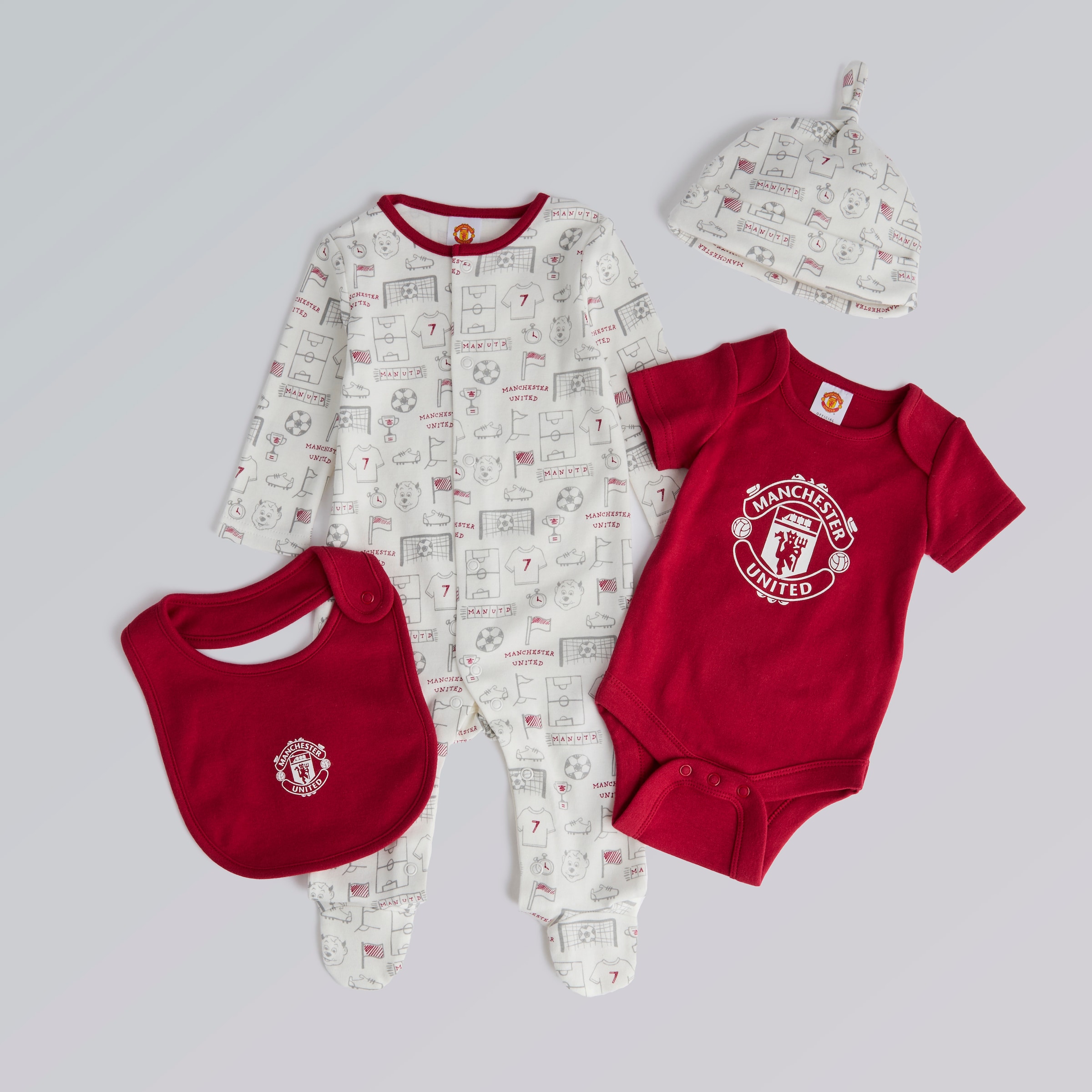 Baby Sleepsuit Man United Sleepsuit Baby Clothing Pink Manchester
