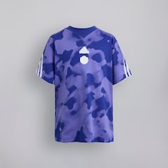 Manchester United Adidas Youth Future Icons Camo Printed T-Shirt Blue