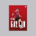 Manchester United Galton Illustrated A2 Poster