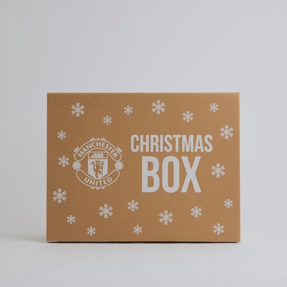 Manchester United Christmas Gift Box Brown Marron