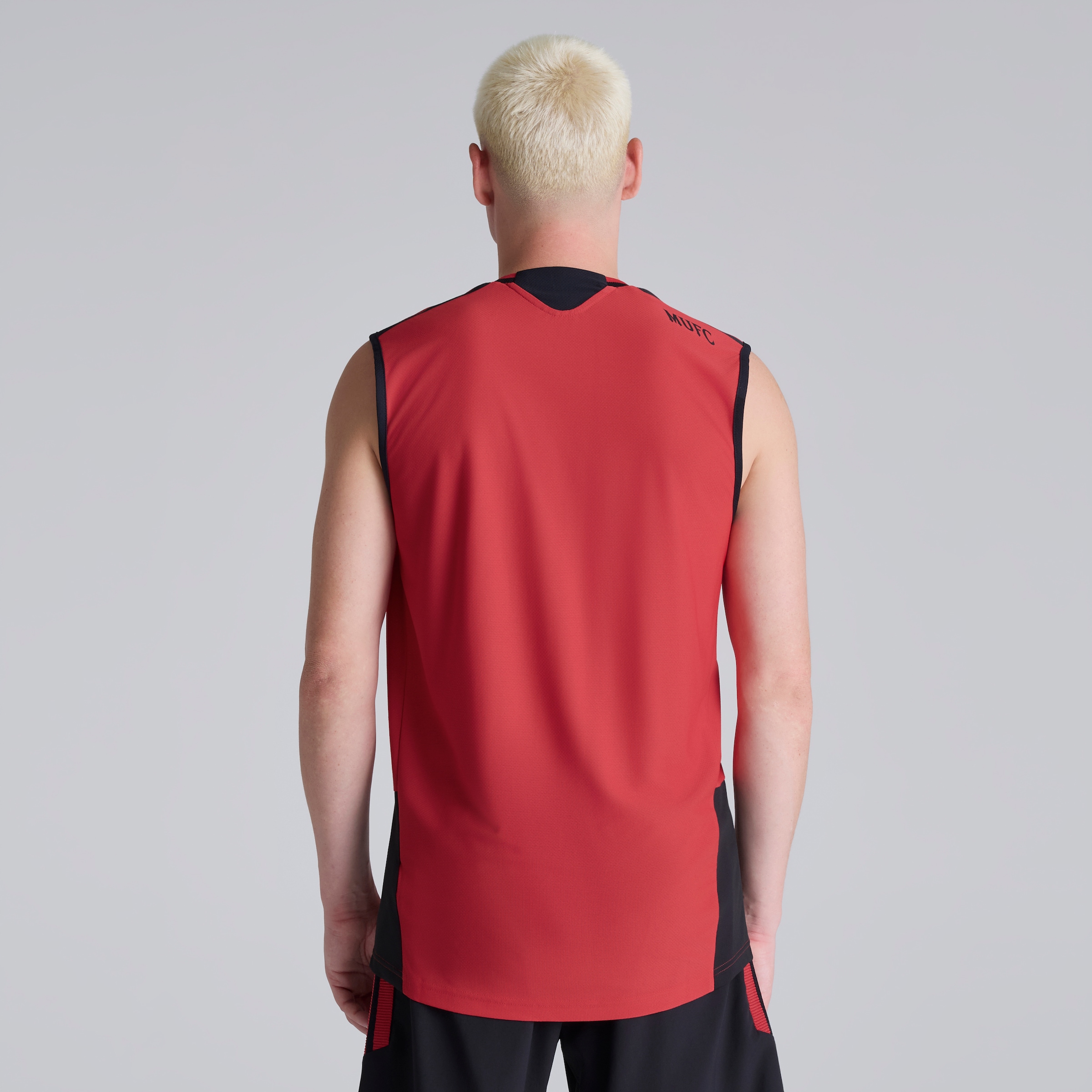 Manchester United 26/27 Training Tiro Authentic Sleeveless Jersey Red Red Detail [2-6]