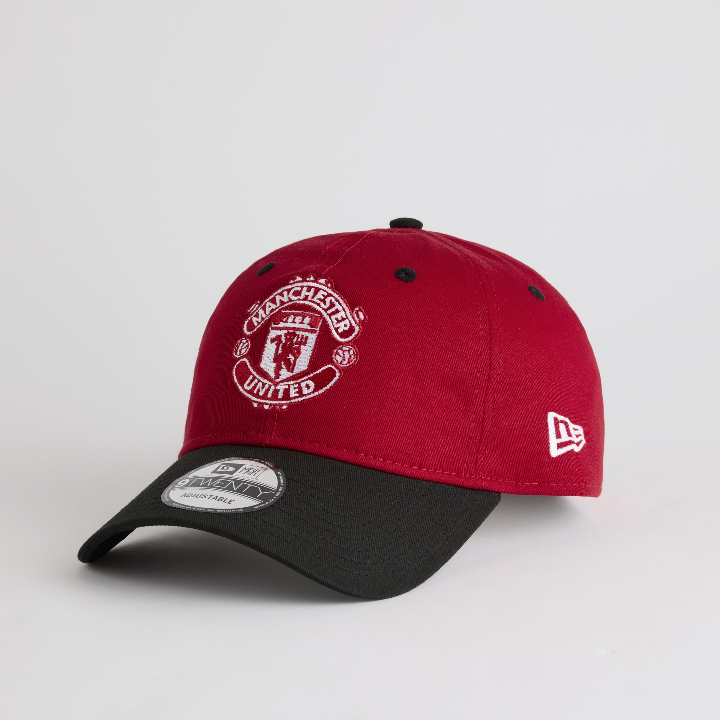 Manchester United x New Era Bar Stripe 9Twenty Cap Red Red