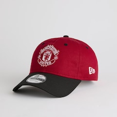 Manchester United x New Era Bar Stripe 9Twenty Cap Red