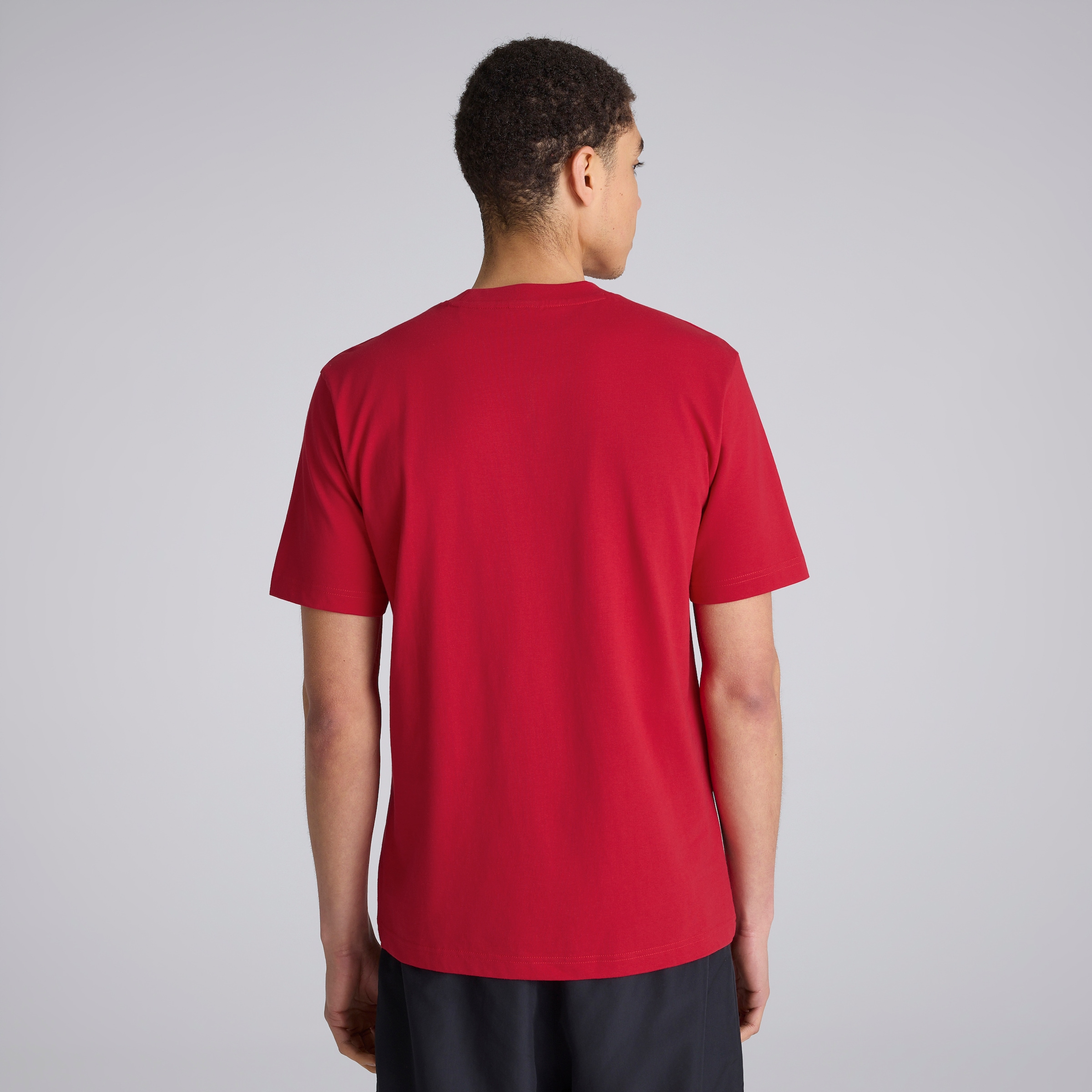 Manchester United x adidas Stadium Graphic T-Shirt Red Rojo Detalle [2-5]