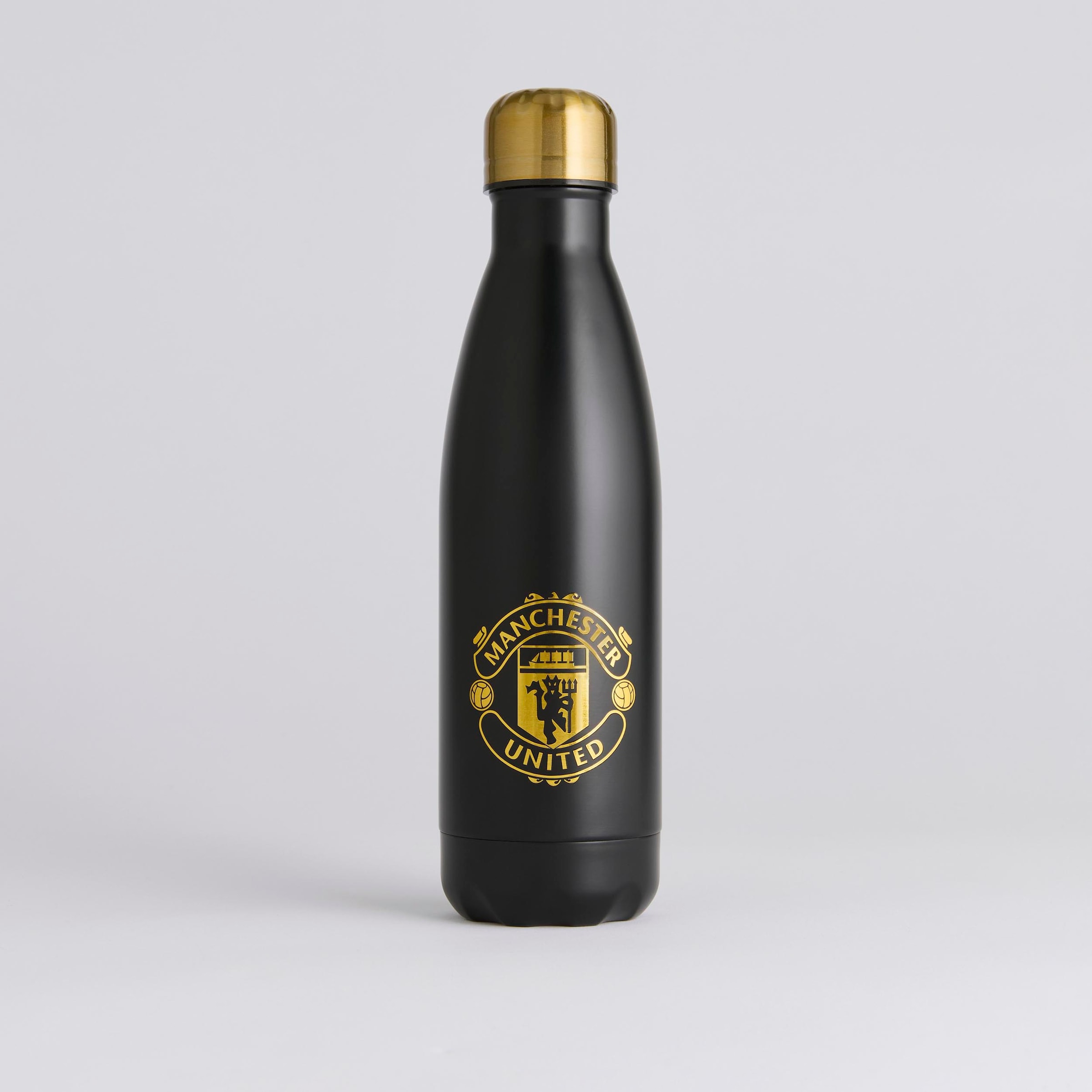 Manchester United Chill Bottle Black & Gold