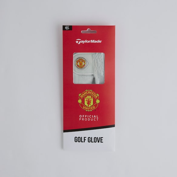 Manchester United X TaylorMade Golf Glove White (M/L) Weiss