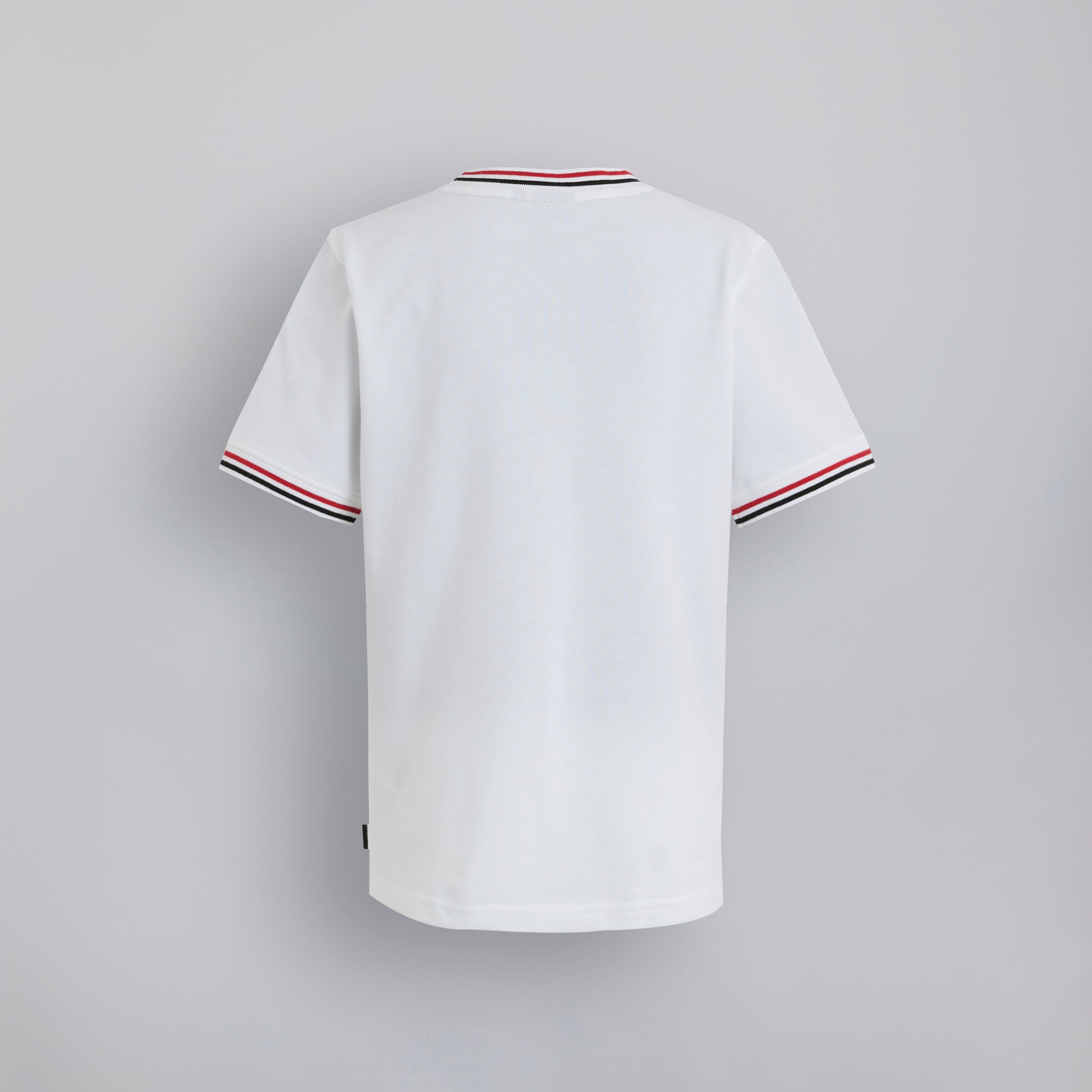 Manchester United Kids Pique T-Shirt White Blanc Détail [2-2]