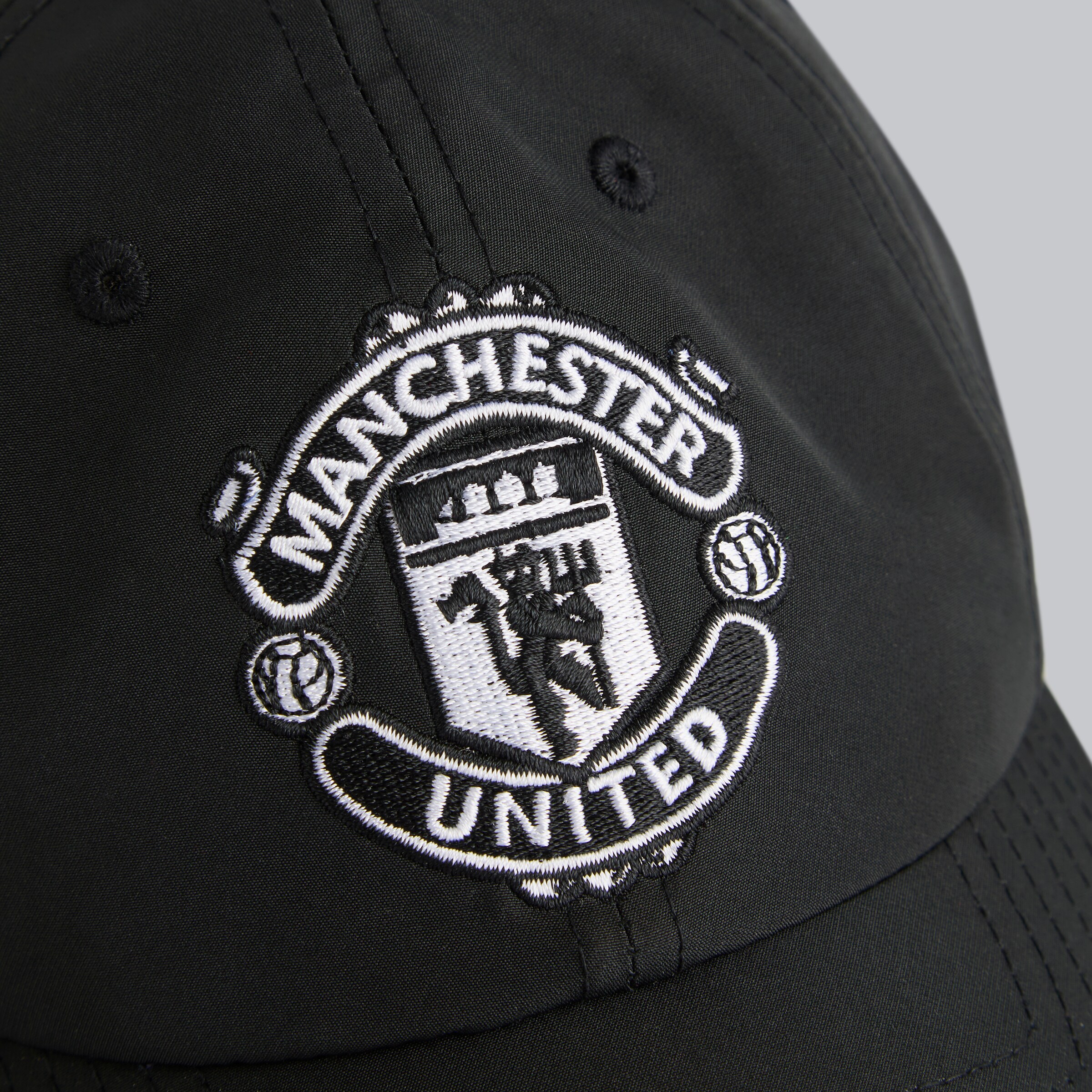 Manchester United x New Era Womens Open Back Cap Black Black Detail [5-5]