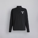 Manchester United x adidas Terrex CLIMACOOL 1/2-Zip Long Sleeve Top Black