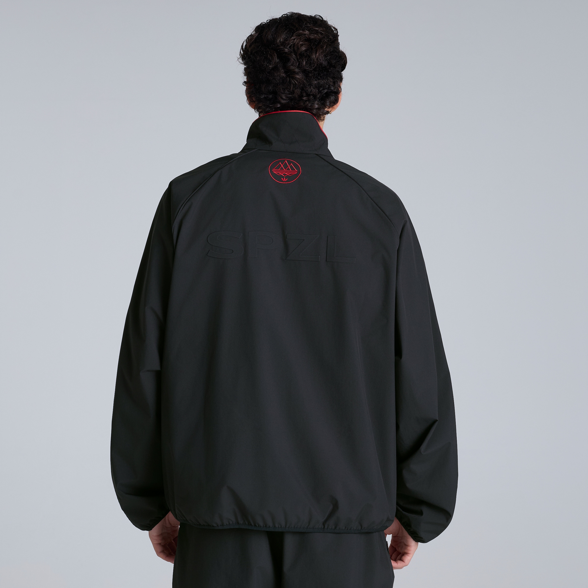 Manchester United x adidas SPZL FC Track Top Black Black Detail [2-6]