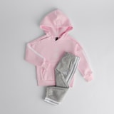 Manchester United x adidas Infant Essentials Hooded Jogger Set Pink
