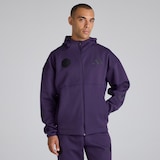 Manchester United x adidas Z.N.E. Full-Zip Hooded Track Jacket Purple