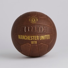 Manchester United Heritage Football Size 5 Brown
