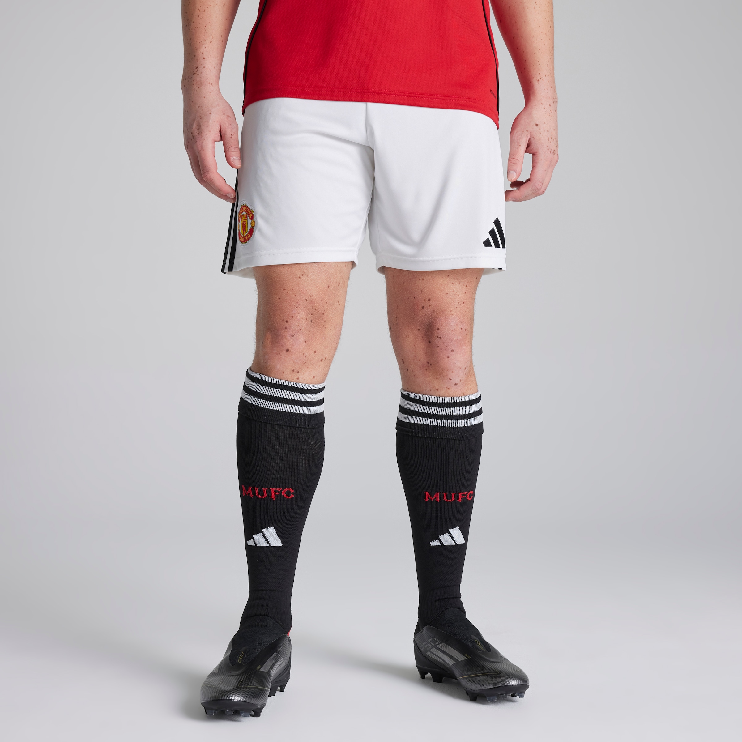 Manchester United 25/26 Home Shorts White