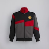 Manchester United Panelled Retro Track Jacket Black