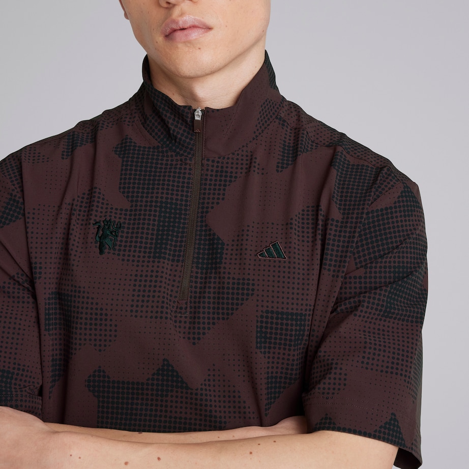 adidas Go-To DWR Short Sleeve Half-Zip Golf Pullover - Black adidas Go-To DWR Short Sleeve Half-Zip Golf Pullover - Black