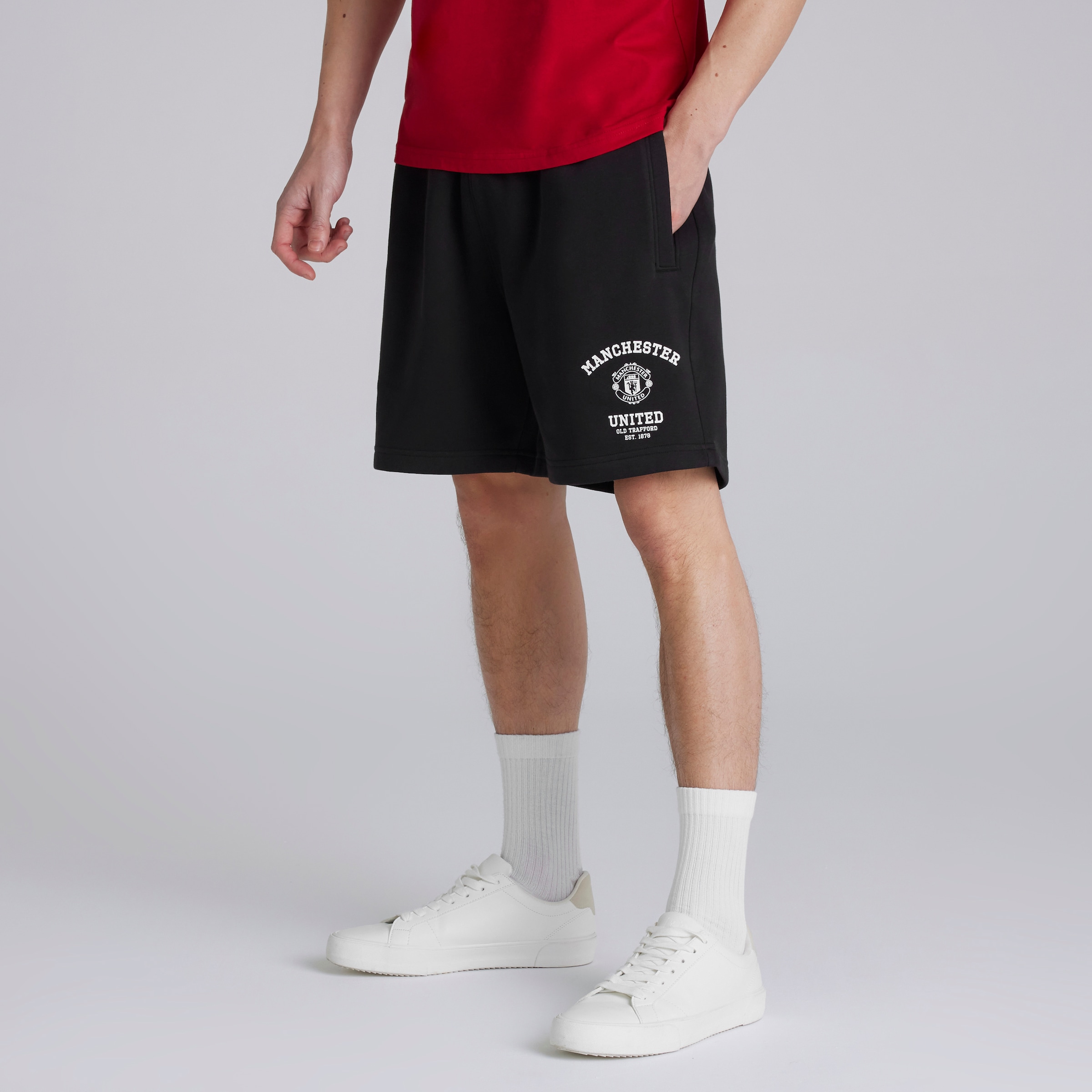 Manchester United Varsity Shorts Black Black