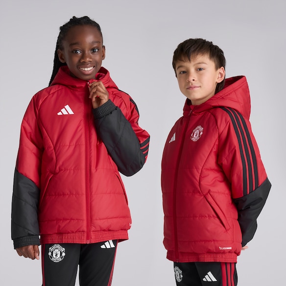 Manchester United Kids 26/27 Training Tiro Winter Jacket Red Red