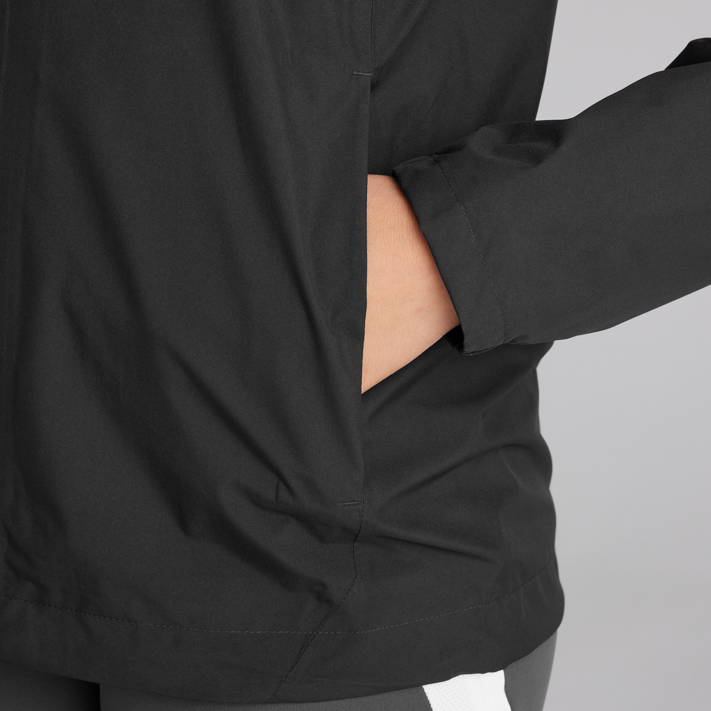 Manchester United x adidas Womens Terrex RAIN.RDY Jacket Black Black Detail [5-6]