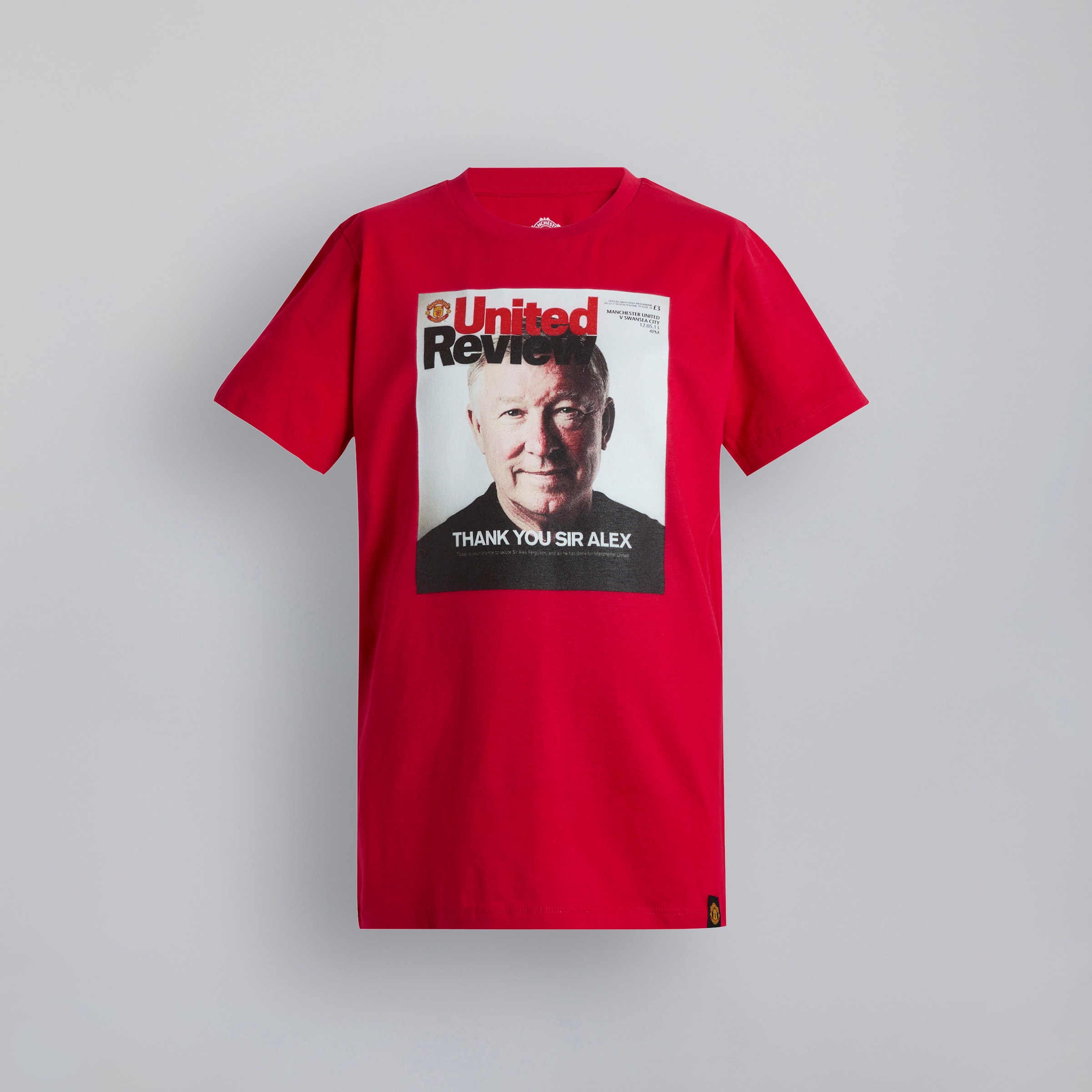 Manchester United Kids Thank You Sir Alex T-Shirt Red Red