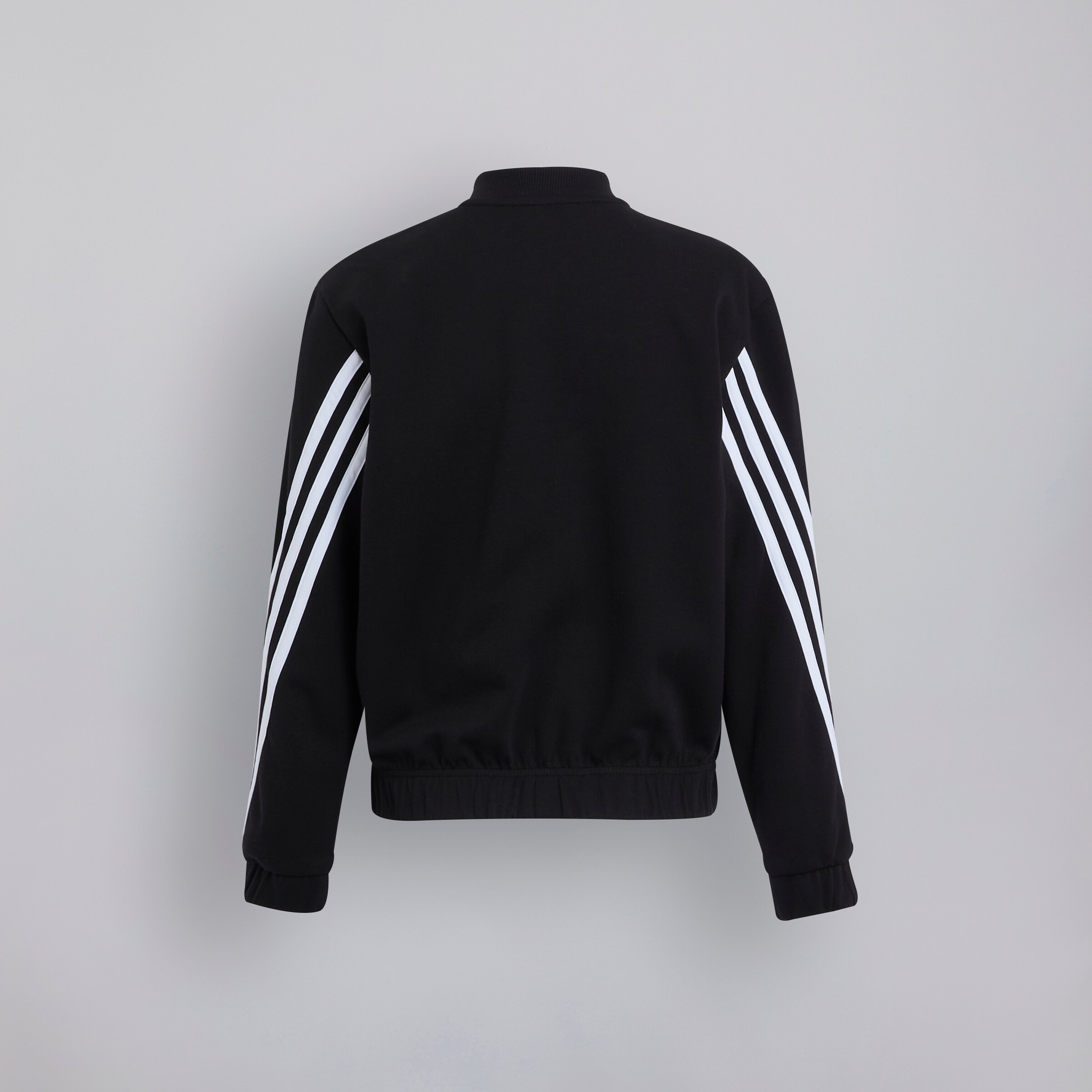 Manchester United x adidas Youth Future Icons 3-Stripes Tracksuit Black Black Detail [3-4]