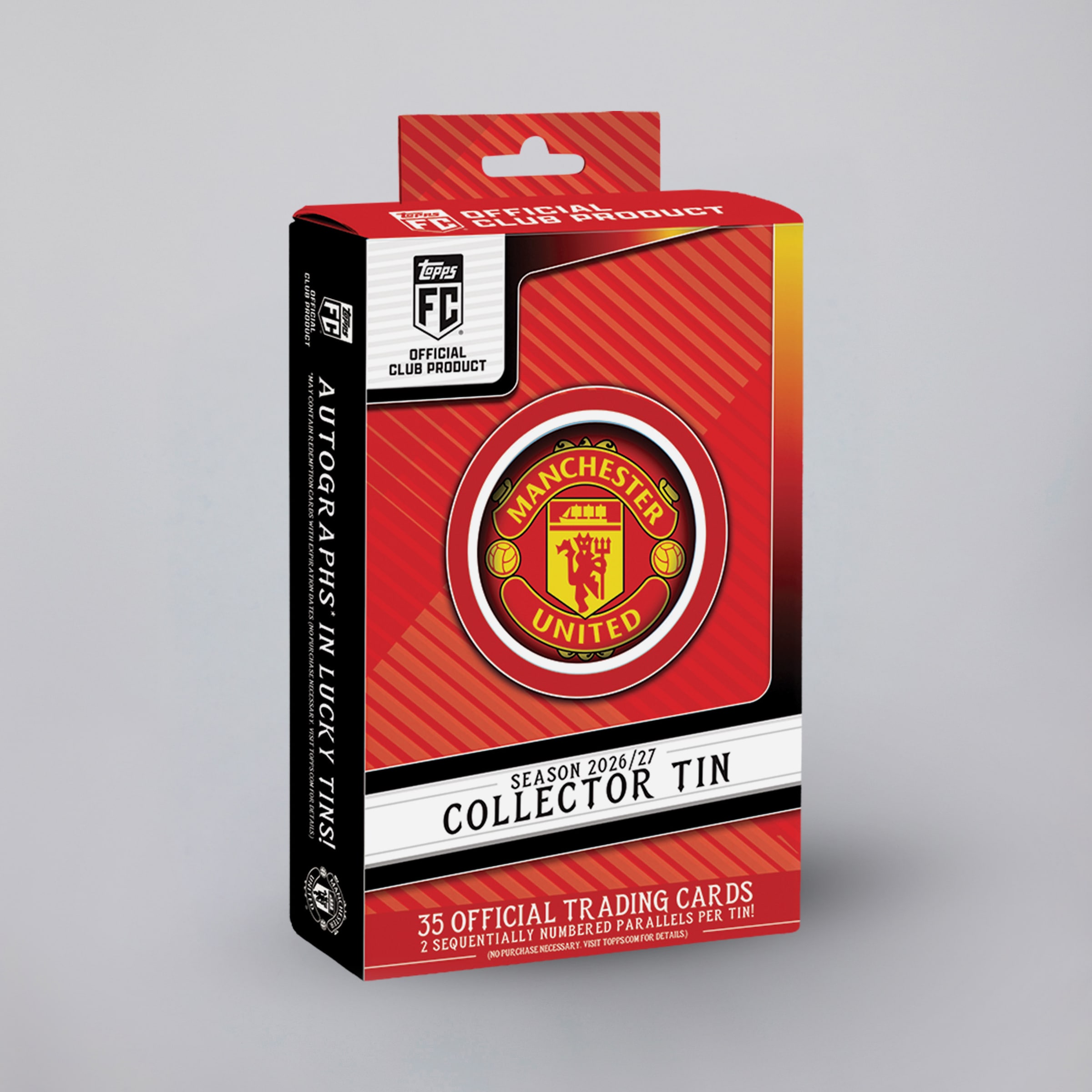 Manchester United Topps Collector Tin 26/27 Trading Cards Multi