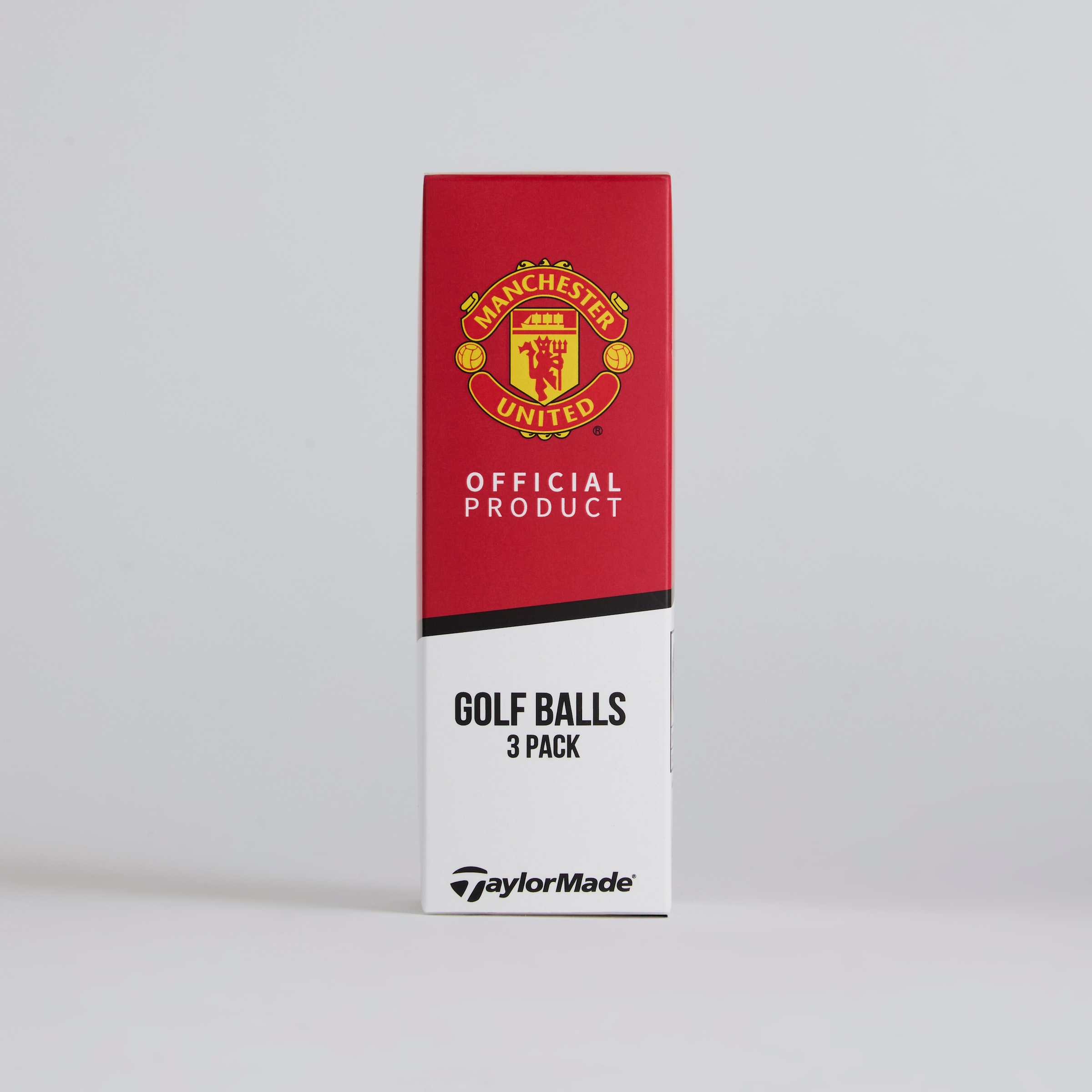 Manchester United X TaylorMade Golf Balls 3 Pack White White