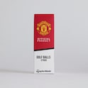 Manchester United X TaylorMade Golf Balls 3 Pack White