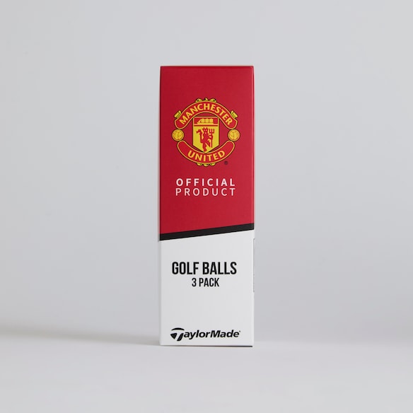 Manchester United X TaylorMade Golf Balls 3 Pack White White