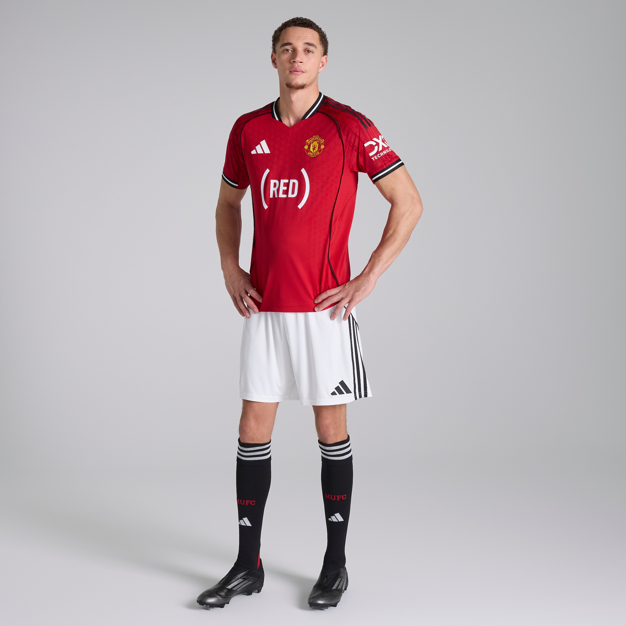 Manchester United Home Authentic RED Jersey Red Detail [3-10]