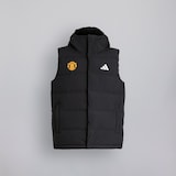Manchester United x adidas Helionic CLIMAWARM Hooded Down Vest Black