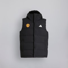 Manchester United x adidas Helionic CLIMAWARM Hooded Down Vest Black