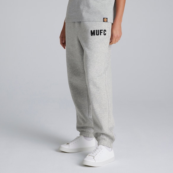 Manchester United Womens MUFC Joggers Grey Gris