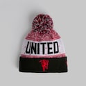 Manchester United x New Era Xmas Bobble Beanie Red