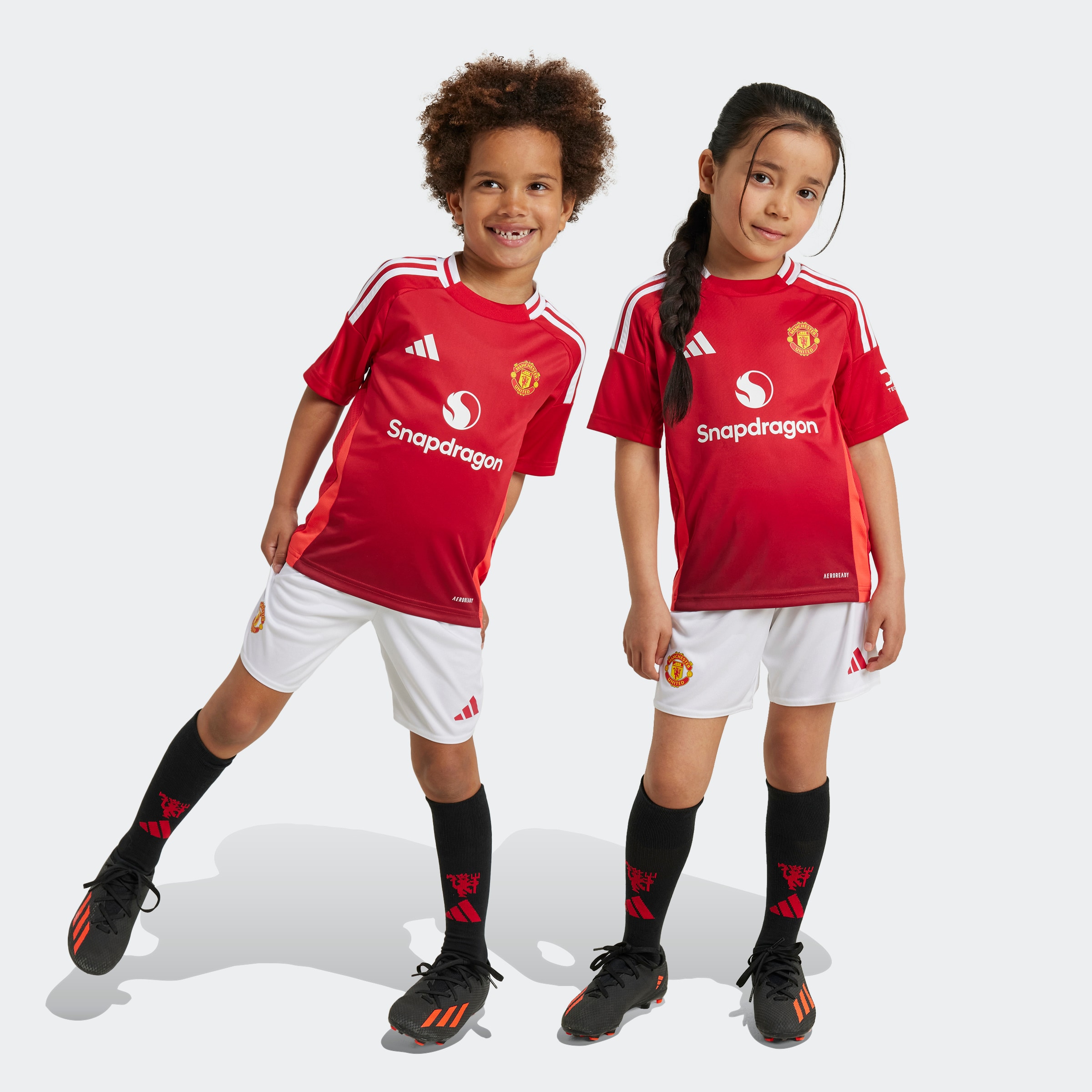 Buy Manchester United 24 25 Home Mini Kit Kids Manchester United Store