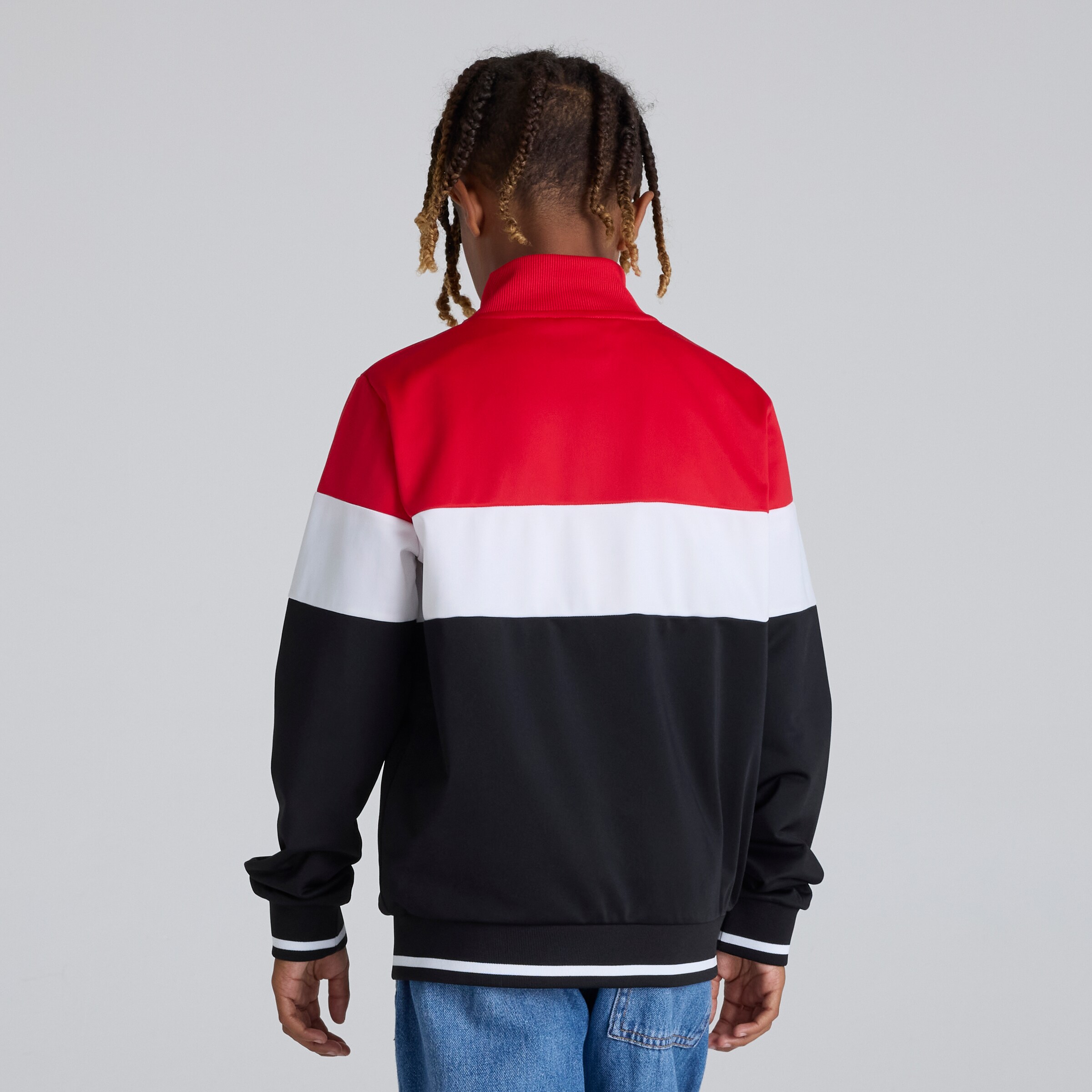 Manchester United Kids Colourblock Full-Zip Track Jacket Multi Multicolore Détail [2-5]