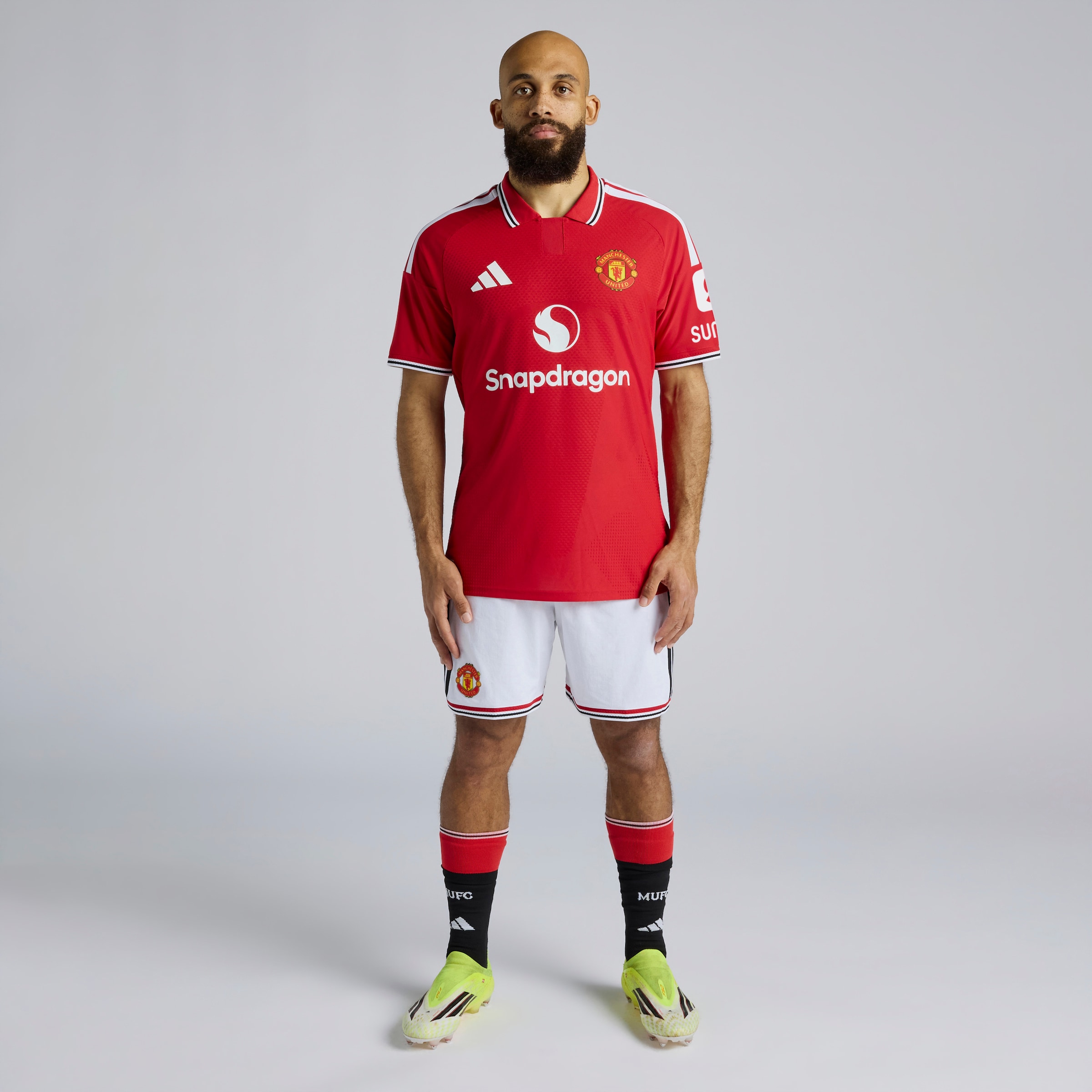 Manchester United 26/27 Home Authentic Jersey Red Detail [3-6]