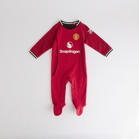 Manchester United Baby Home Sleepsuit Red