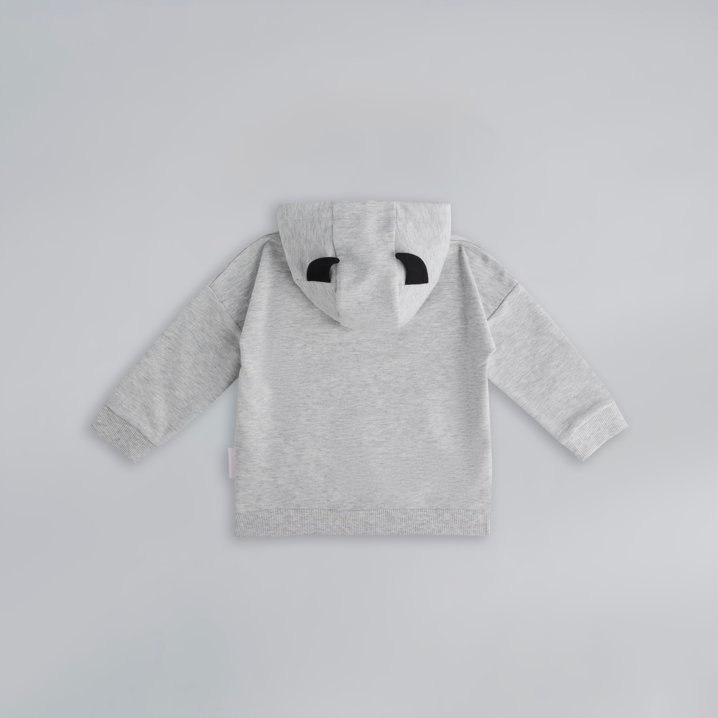 Manchester United Baby Born To Be a Devil Overhead Hoodie Grey Grey Detail [2-4]