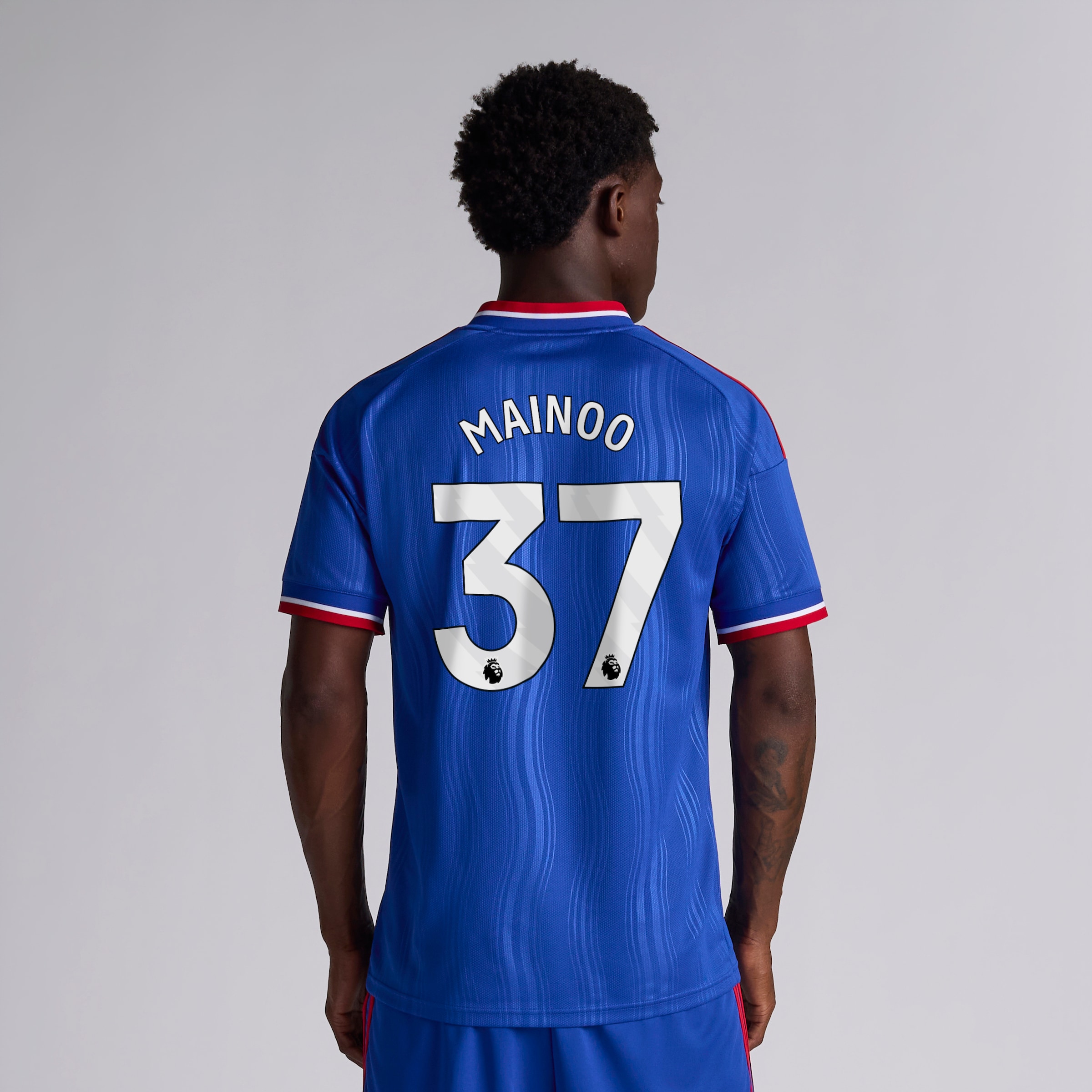 Manchester United 26/27 Away Jersey with Mainoo 37 EPL Printing & Badge Blue