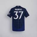 Manchester United 24/25 Away Jersey Kids with Mainoo 37 Cup Printing