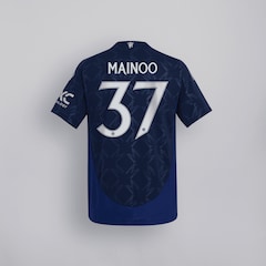 Manchester United 24/25 Away Jersey Kids with Mainoo 37 Cup Printing