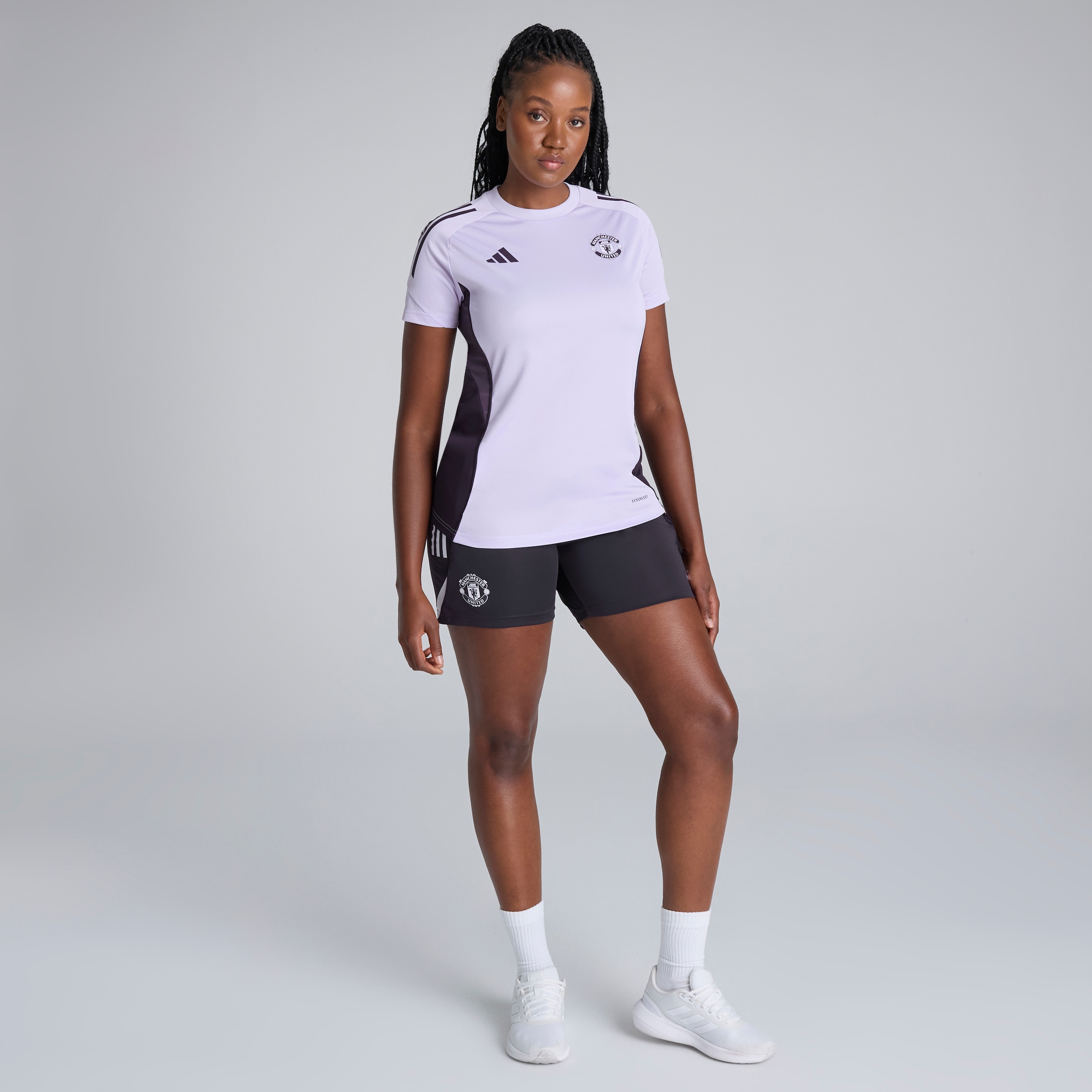 Manchester United Tiro 25 Competition Training Jersey Purple Detail [3-5]