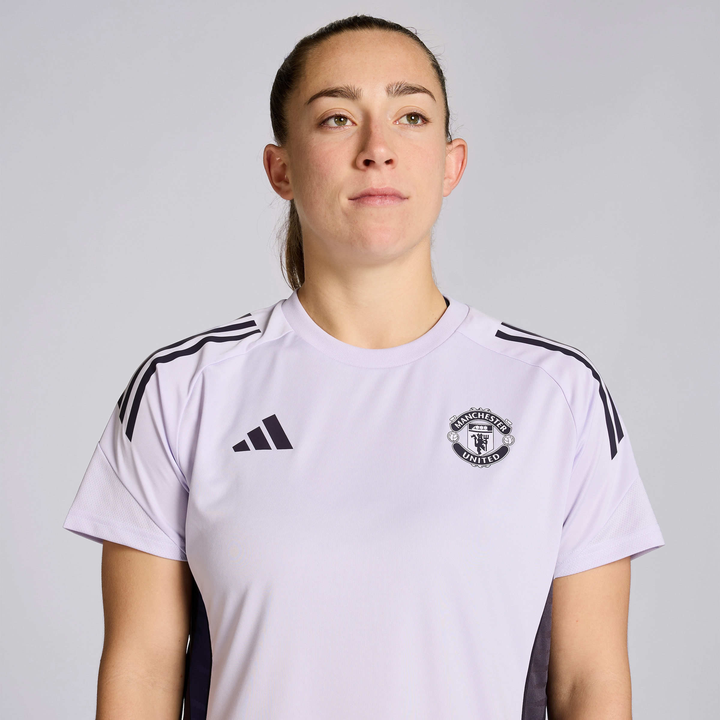 Manchester United Tiro 25 Competition Training Jersey Purple Detail [4-5]